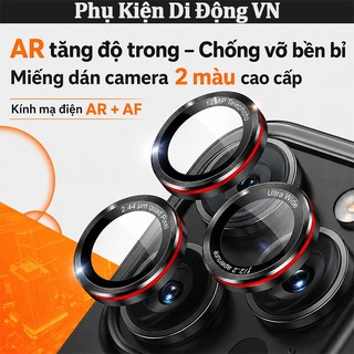 Miếng dán camera iPhone AR giữ nét HD chống trầy cho iPhone 17 Air 16 15 14 13 12 11 Pro Max Mini