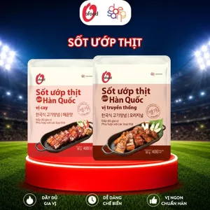 Sốt ướp thịt Hàn Quốc OFood gói 80g, giúp thị mềm, ngọt, thơm dậy vị dùng cho 400g thịt
