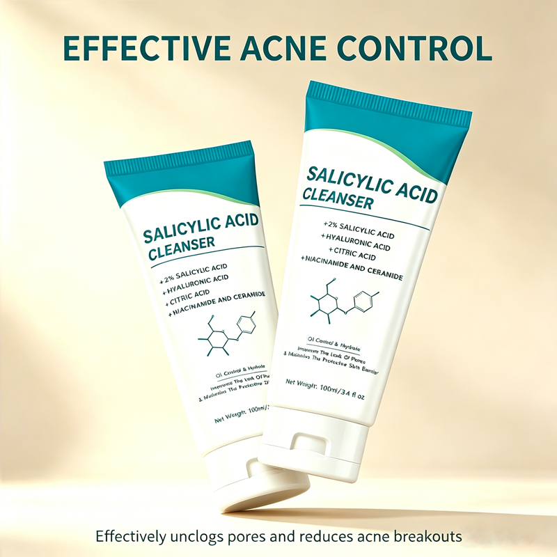 Sữa rửa mặt MEIDAILE Axit Salicylic 100ml kiềm dầu, ngăn ngừa mụn tái phát