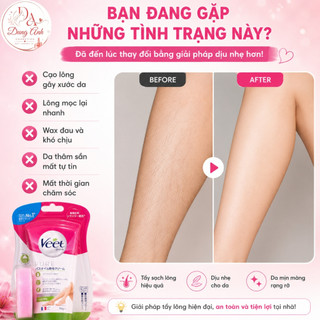Kem Tẩy Lông Veet Pure 150g Nhật Bản Kèm Bọt Biển Hỗ Trợ Làm Sạch Lông Nhanh