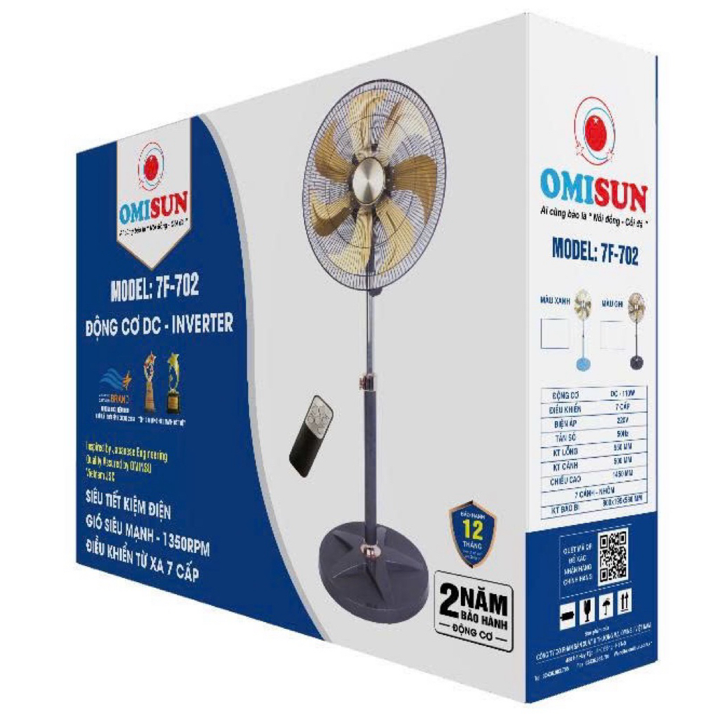 Quạt đứng CAO CẤP DC- INVERTER,  LUỒNG GIÓ CỰC MANH , ĐỘNG CƠ RẤT ÊM CHUYÊN DÙNG CHO KHÔNG GIAN RỘNG ,NHÀ HÀNG QUÁN BIA