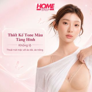 [SẢN PHẨM MỚI] Áo ngực bra nữ phối ren nâng ngực không gọng có mút đệm gom quả HOMEBRA A2606