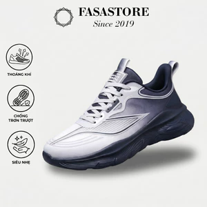 Giày Chạy Bộ Nam FASASTORE, Đế EVA Siêu Nhẹ Êm Chân Vải Lưới Thoáng Khí