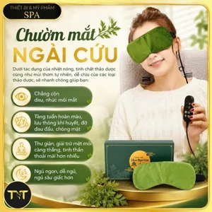 Chườm Mắt Ngải Cứu TVT Làm Ấm, Điều Chỉnh Nhiệt Độ & Thời Gian, Thư Giãn Mắt, Hỗ Trợ Ngủ Ngon