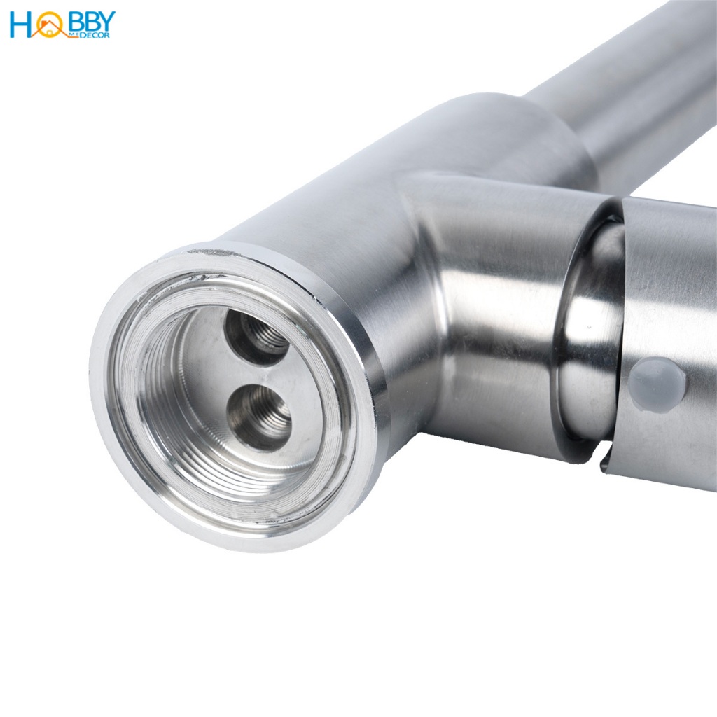 Vòi rửa chén bát nóng lạnh inox 304 cao cấp Hobby home decor RCDV