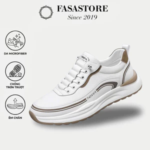 Giày Nam Thể Thao FASASTORE – Giày Trắng Siêu Nhẹ, Phù Hợp Đi Làm Đi Chơi