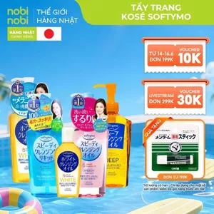 Dầu Tẩy Trang Kose Softymo Cleansing Oil Làm Sạch Da 60ml/200ml/230ml