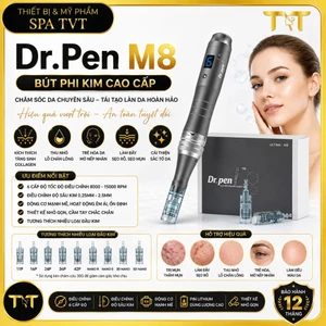 DR.PEN M8 BÚT DERMA ĐIỆN ULTIMA M8 – VI KIM PHI KIM CHUYÊN NGHIỆP, HỖ TRỢ GIẢM SẸO RỖ, MỜ THÂM