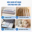 Hrold -【Bơm điện miễn phí】5pcs/10pcs Túi hút chân không đựng quần áo chăn màn , có bơm điện