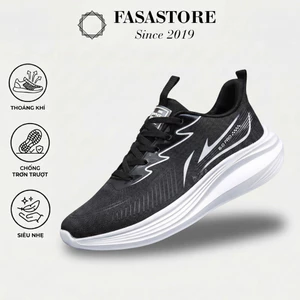 Giày Running Nam Siêu Nhẹ FASASTORE, Giày Chạy bộ Đế EVA Êm Vải Lưới Thoáng Khí