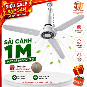 Quạt treo màn,quạt treo mùng cỡ lớn 3 cánh sải 1m mát cả phòng tiết kiệm điện