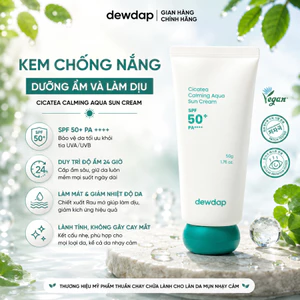 Kem Chống Nắng Dưỡng Ẩm & Làm Dịu Cho Da Dầu Mụn Cicatea Calming Aqua Sun Cream 50g