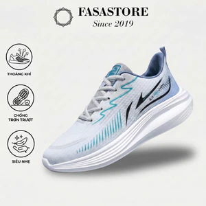 Giày Thể Thao Nam FASASTORE Đế EVA Siêu Nhẹ, Giày Chạy Bộ Êm Chân Thoáng Khí Đi Gym
