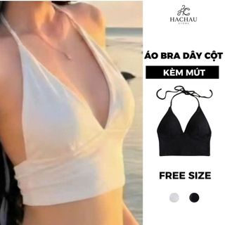 [CÓ MÚT] Áo Bra Nữ Dây Cột có mút Xẻ Ngực phong cách quyến rũ Dáng Ôm, ôm body, Áo Kiểu Đi Biển Đi Chơi Sexy