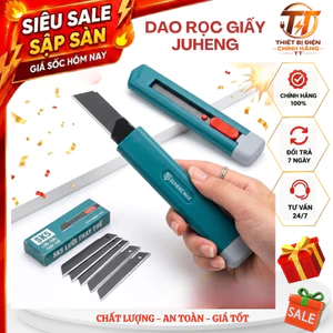 Dao rọc giấy, dao cắt giấy JUHENG MAX SK5 chống trượt thay lưỡi nhanh đa năng