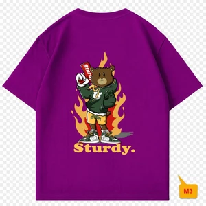 ÁO THUN OVERSIZE UNISEX "STURDY BEAR" HYPEBEAST – THIẾT KẾ THỜI TRANG THEO GU RIÊNG CỦA BẠN!