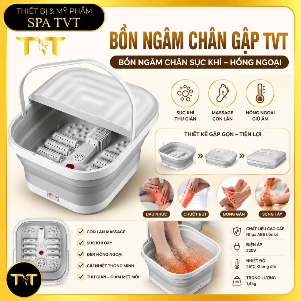 BỒN NGÂM CHÂN TVT, BỒN NGÂM CHÂN TSP33, BỒN NGÂM CHÂN SỤC KHÍ VÀ HỒNG NGOẠI