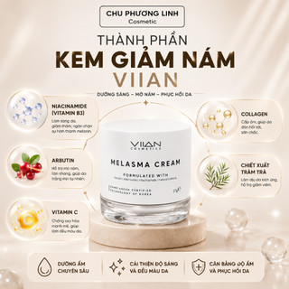 Kem Đêm, Cải Thiện Độ Sáng Da VIIAN 50g | Dưỡng Ẩm, Cân Bằng Da, Hỗ Trợ Da Căng Mịn MP0419