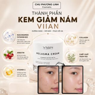 Kem Đêm, Cải Thiện Độ Sáng Da VIIAN 50g | Dưỡng Ẩm, Cân Bằng Da, Hỗ Trợ Da Căng Mịn MP0419