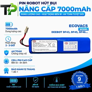 PIN ROBOT HÚT BỤI LAU NHÀ ECOVACS DEEBOT DF43/ DF45/ DF46 BẢO HÀNH 9 THÁNG