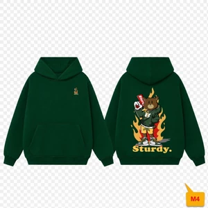 ÁO HOODIE OVERSIZE UNISEX "STURDY BEAR" HYPEBEAST – THIẾT KẾ THỜI TRANG THEO GU RIÊNG CỦA BẠN!