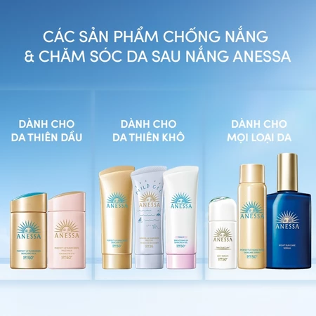 Sữa chống nắng dưỡng da kiềm dầu bảo vệ hoàn hảo Anessa Gold Milk SPF50+ PA++++ 60ml