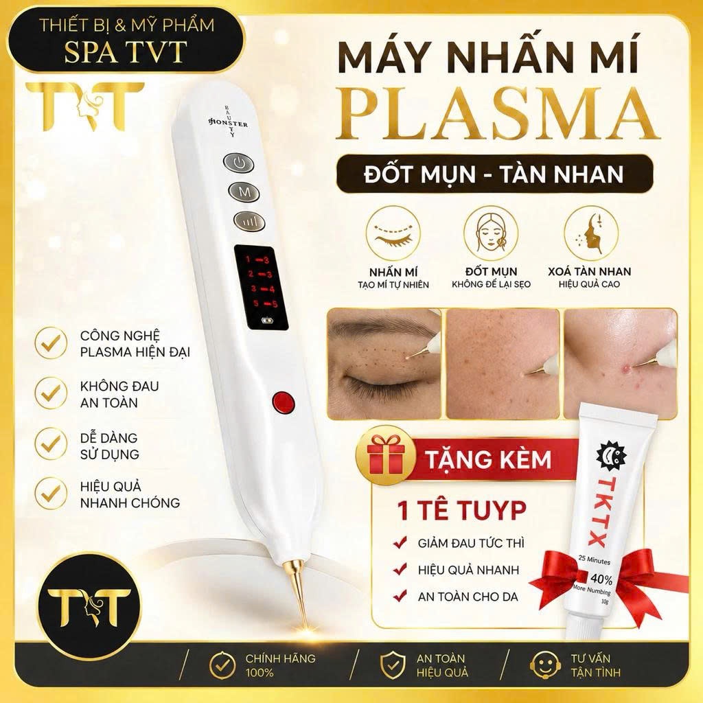 Máy Nhấn Mí Plasma, Máy Đốt Nốt Ruồi, Máy Nâng Cơ, Xoá Nhăn,Chuyên Dùng Cho Spa, Cá Nhân Tại Nhà
