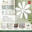 Quạt Trần Treo Tường 8 Cánh Chống Ồn – Gió Mạnh – Tiết Kiệm Điện 8W – Xoay Điều Chỉnh Linh Hoạt 220V/50Hz Kèm Móc Dính