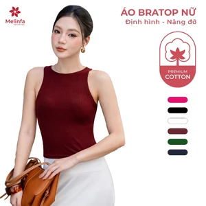 Áo Bratop MELINFA , Áo ba lỗ nữ có đệm mút 3D mã VAA0547