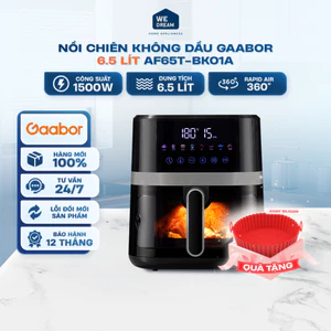 Nồi Chiên Không Dầu Gaabor AF65T-BK01A 6.5L - Hàng Chính Hãng