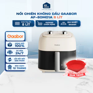 Nồi Chiên Không Dầu Gaabor AF-80M01A 8L 1600W - Hàng Chính Hãng