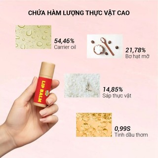 Son Dưỡng Aigiali Lip Balm Son Thuần Chay Hương Nước Hoa 12g