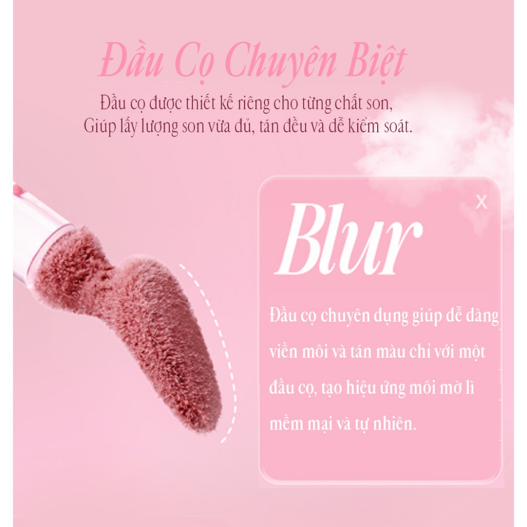 [Săn Sale] Son Kem Hiệu Ứng Mờ Lì Clio Volumate Blur Tint 3.8g