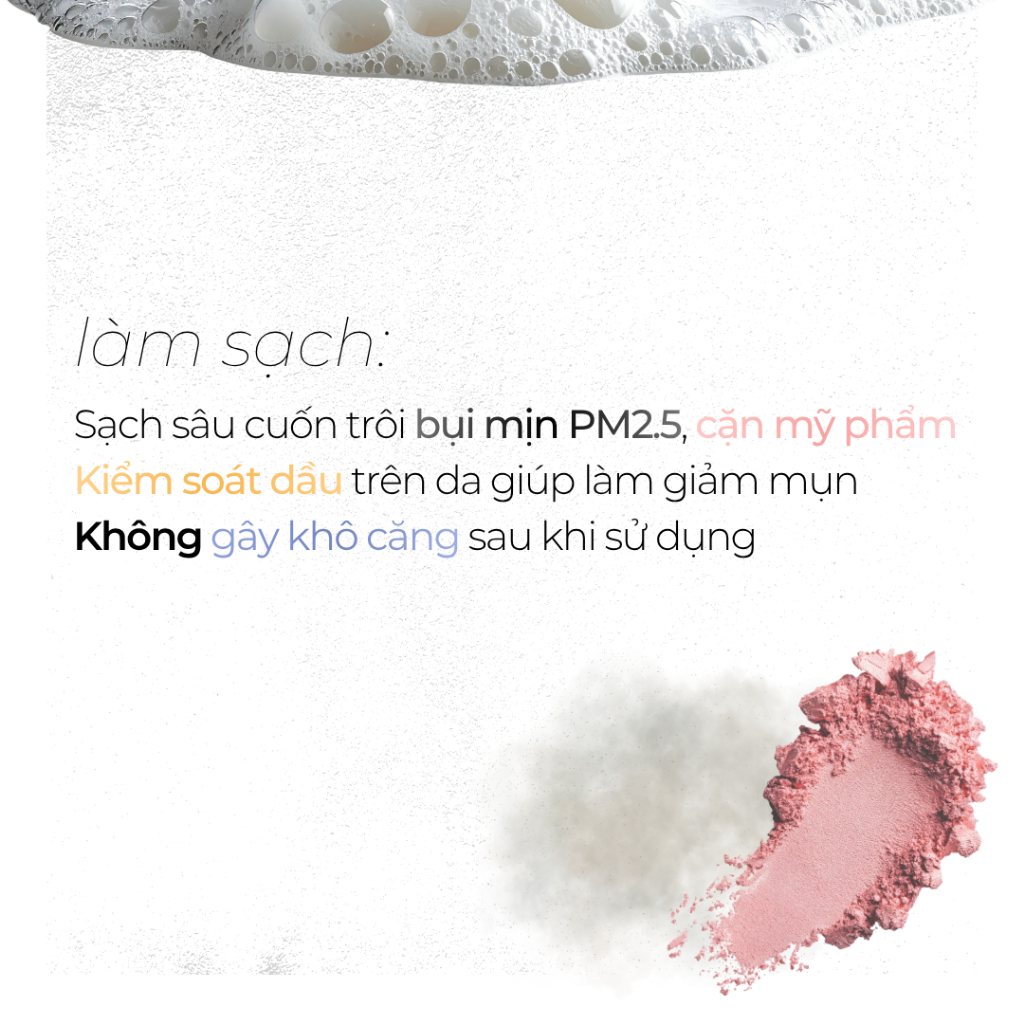 [Tặng Toner]Combo 3 Tiết Kiệm Sữa Rửa Mặt Chiết Suất Quả Bồ Hòn, Làm Sạch Bụi Bẩn, Dịu Nhẹ Cho Da