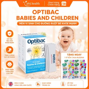 Men Vi Sinh Optibac Babies & Children 30 gói, Men Vi Sinh Optibac Cho Trẻ