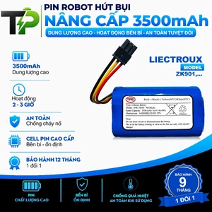 PIN ROBOT HÚT BỤI NÂNG CẤP LIECTROUX ZK901 BẢO HÀNH 9 THÁNG