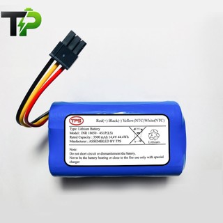 (DUNG LƯỢNG 5200 mAh ) PIN ROBOT HÚT BỤI NÂNG CẤP LIECTROUX ZK901 BẢO HÀNH 9 THÁNG