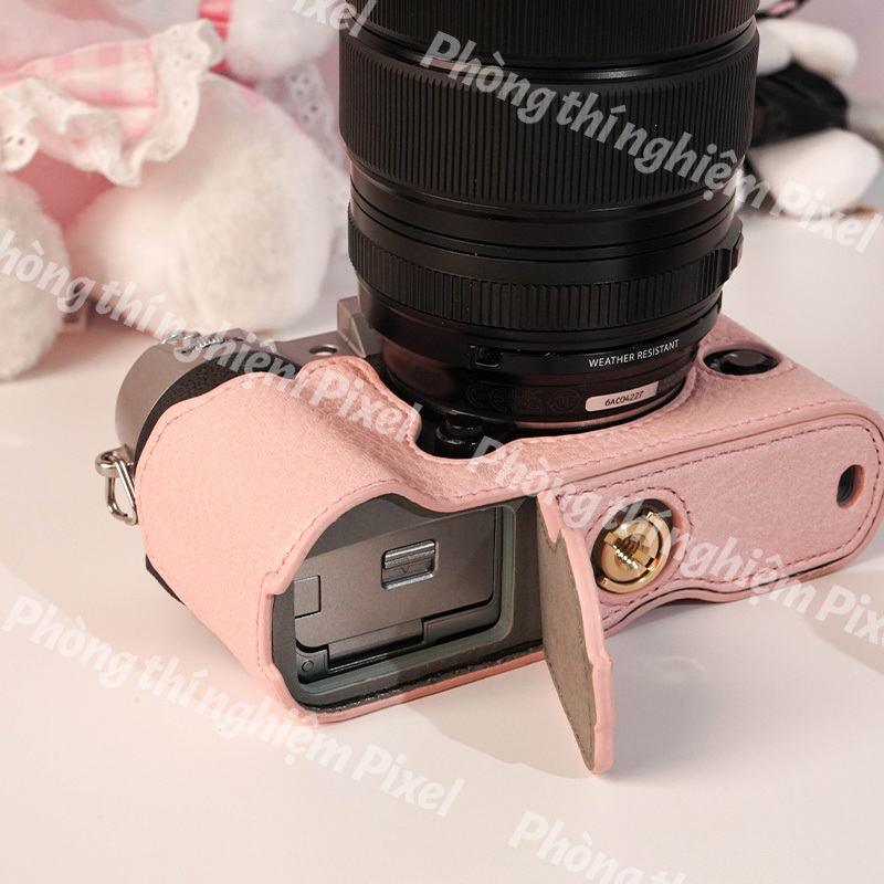 Ốp da PU Bảo Vệ Vỏ lưng da giả cho máy ảnh Fuji XT10 XT20 XT30 XT30II XT30III XS10 XS20 X100VI XT5 XT50