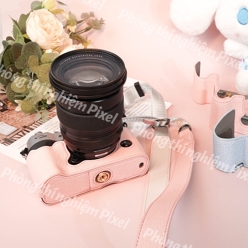 Ốp da PU Bảo Vệ Vỏ lưng da giả cho máy ảnh Fuji XT10 XT20 XT30 XT30II XT30III XS10 XS20 X100VI XT5 XT50