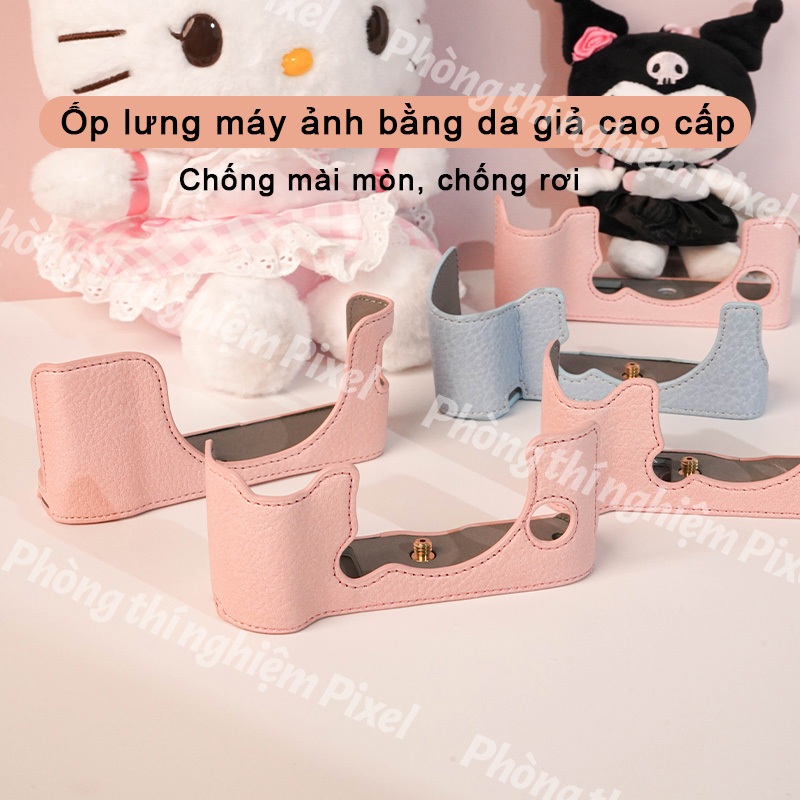 Ốp da PU Bảo Vệ Vỏ lưng da giả cho máy ảnh Fuji XT10 XT20 XT30 XT30II XT30III XS10 XS20 X100VI XT5 XT50
