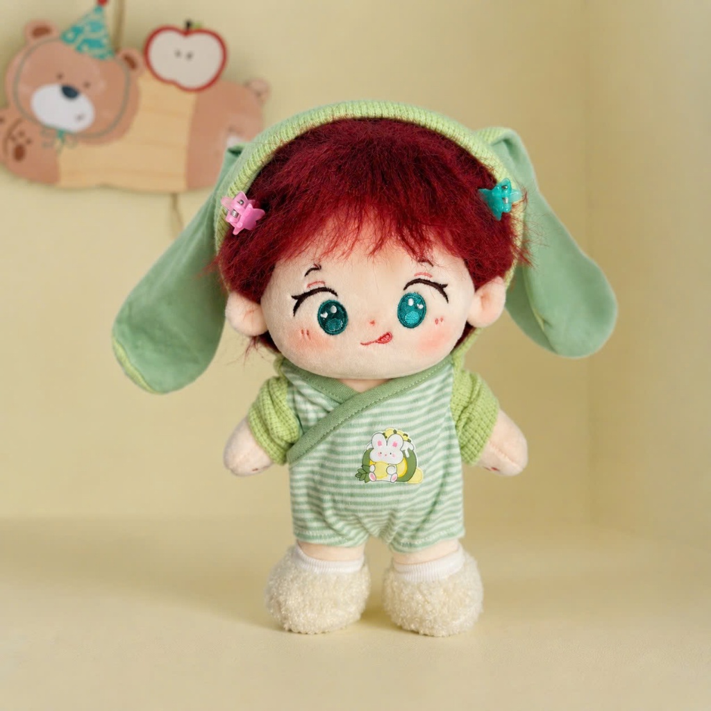 Gấu bông búp bê, outfit búp bê 20cm, đồ cho búp bê, quần áo đồ chơi búp bê cho trẻ em, trang phục búp bê bông