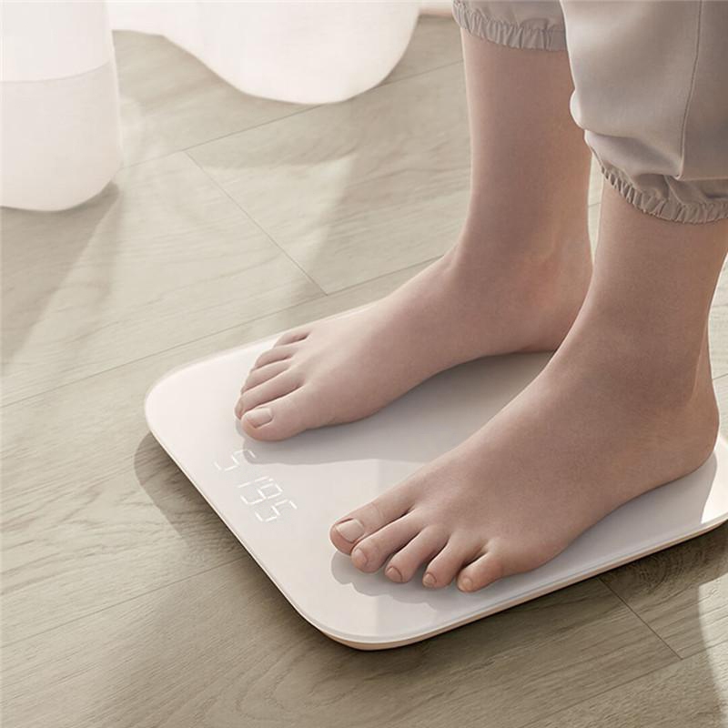 Cân điện tử Lenovo Smart Scale 180kg màn hình LCD rõ nét kính cường lực cao cấp thiết kế gọn nhẹ - Bảo hành 12 tháng