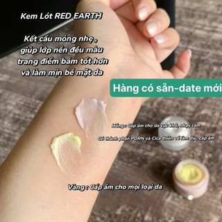Kem Lót Trang Điểm Dưỡng Ẩm Da Mặt RED EARTH V10 - Che Lỗ Chân Lông Và Dưỡng Ẩm Cao Cấp