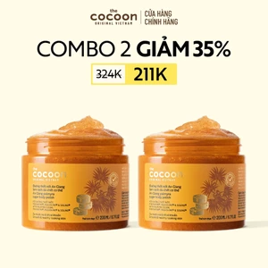 Combo 2 tẩy da chết cơ thể đường thốt nốt An Giang Cocoon 200ml