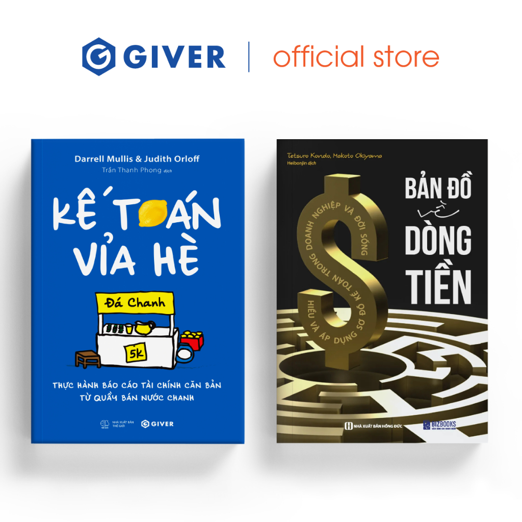 Sách - Combo Nhập Môn Kế Toán, Trò Chơi Dòng Tiền - Kế Toán Vỉa Hè - Bản Đồ Về Dòng Tiền