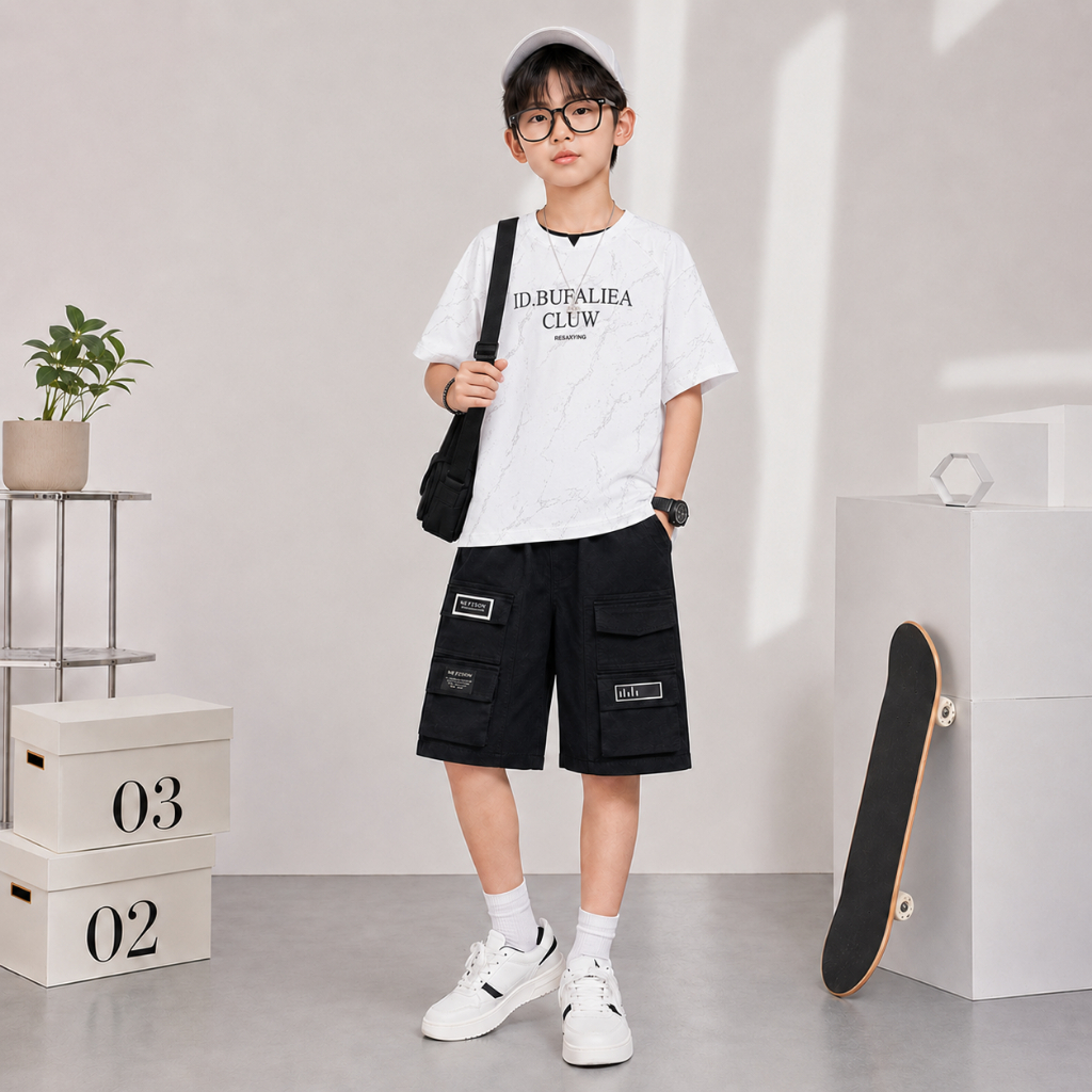 QUẦN KAKI NGỐ TÚI HỘP (FLYING) cho bé trai từ 17-60kg, chất Kaki dày dặn, túi hộp phong cách năng động