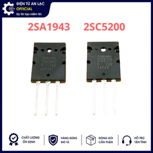 Cặp Sò 2SC5200 2SA1943 Sò ampli âm thanh Chính Hãng TOSHIBA