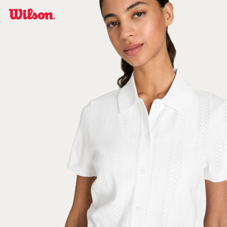 Wilson Women Shrunken Essex Polo Áo Polo Thể Thao Nữ WE00033W001001