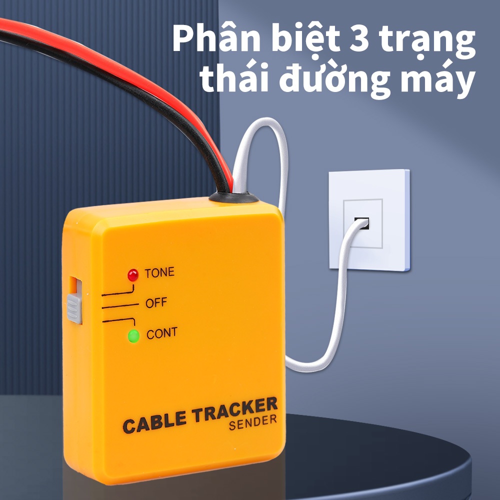 Máy Dò Dây Cáp Mạng Cable Tracker Máy Tìm Dây Đa Năng Kiểm Tra Dây Điện Dây Điện Thoại