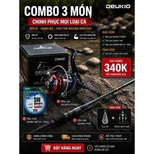 combo câu cá cho các cần thủ mới tập chơi